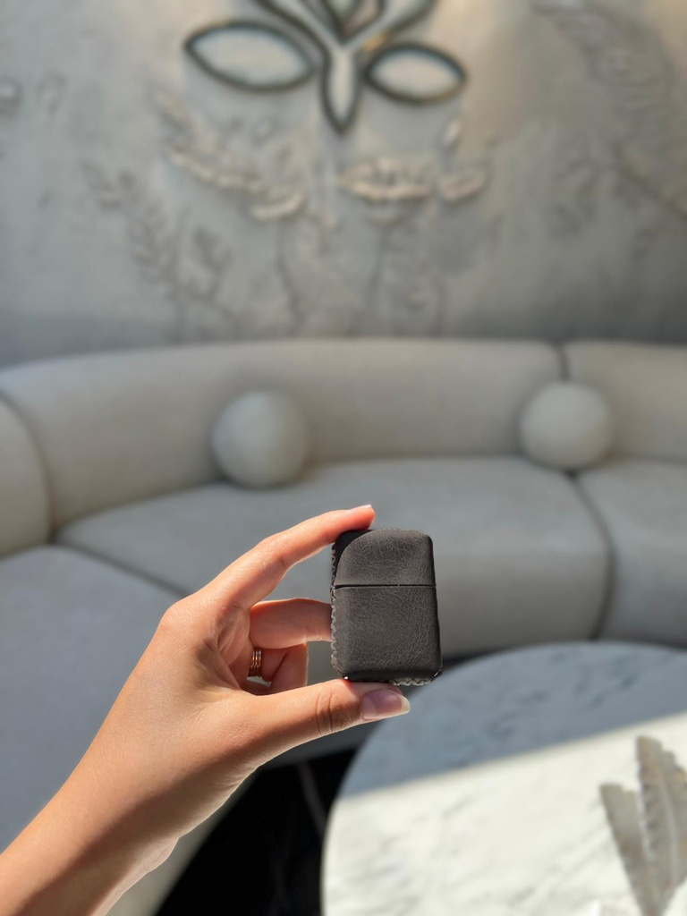 Deri Kılıflı Zippo Model Çakmak 
