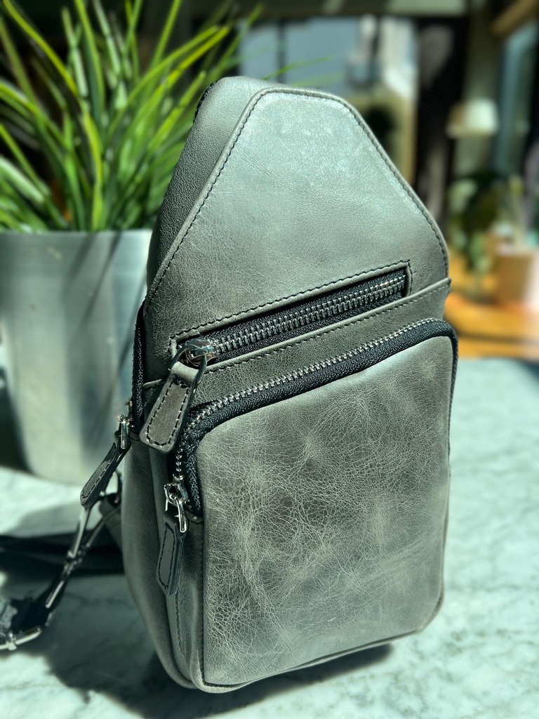 6981-Hakiki Deri Unisex Çapraz Çanta 