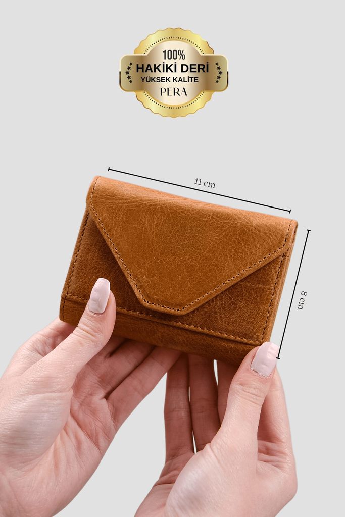 Kadın Cüzdan – Akordiyon, Hakiki Deri, Mıknatıslı Kapaklı, İsim Yazılı, Kişiye Özel