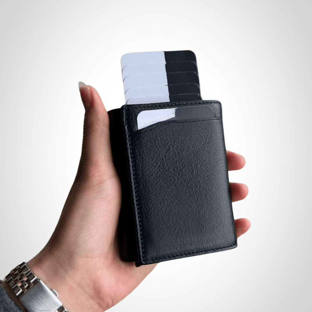 2660-Hakiki Deri Unisex Mekanizmalı Cüzdan 