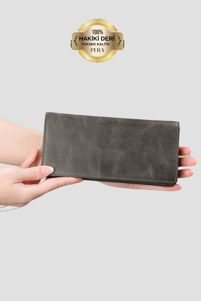 Hakiki Deri Unisex Telefon Bölmeli Cüzdan – Mıknatıslı-3367